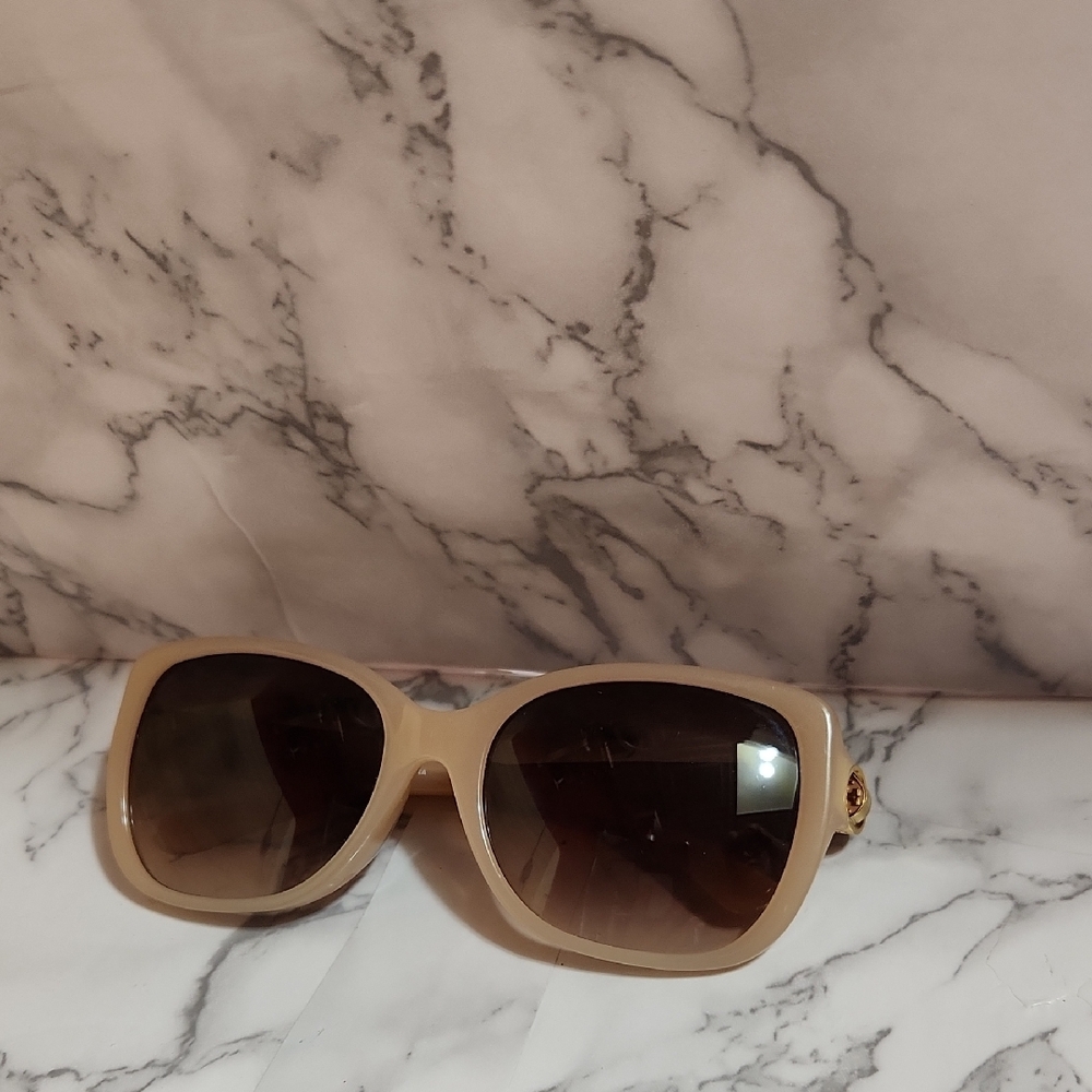 Tory Burch Cream Sunglasses